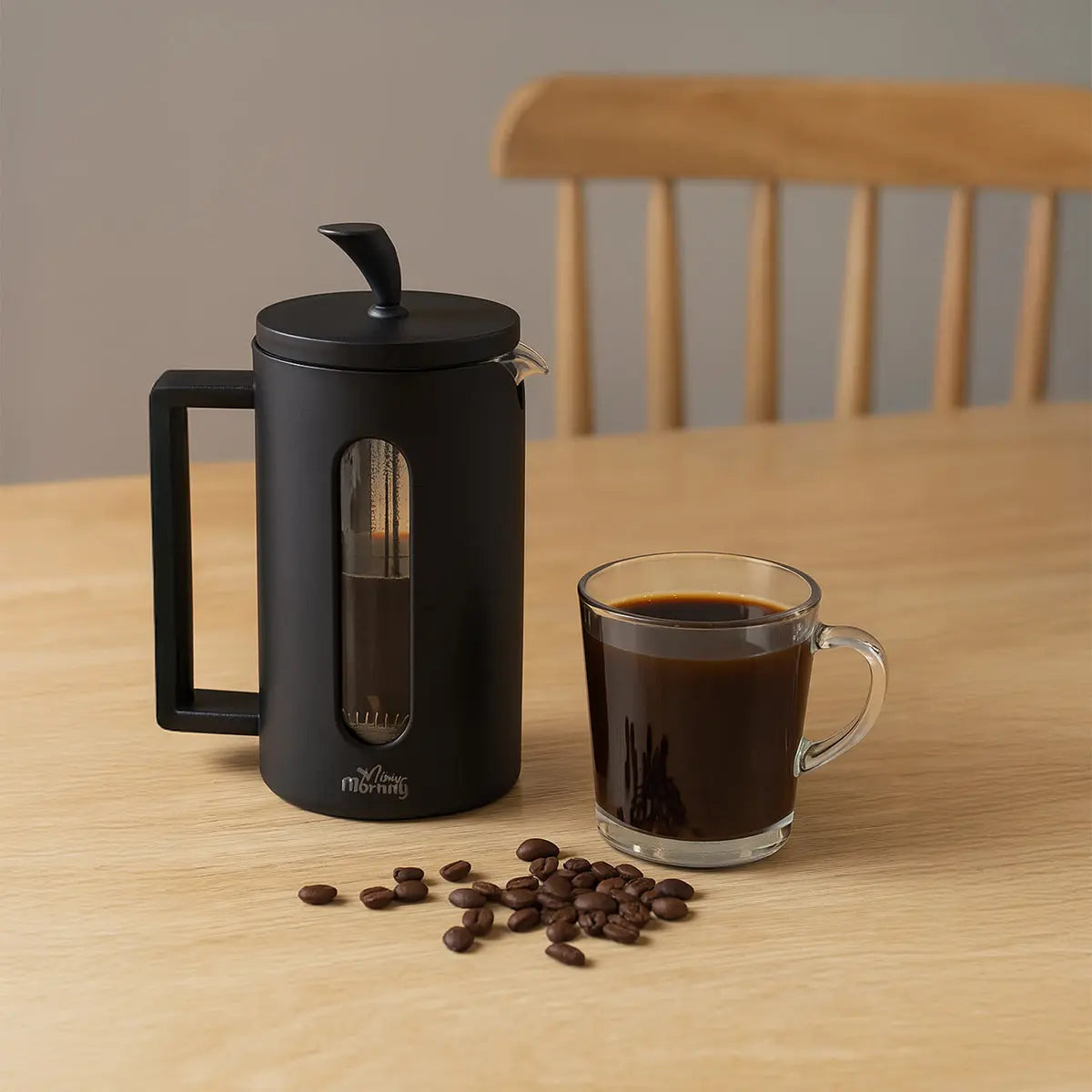 Any Morning FF002 French Press Coffee and Tea Maker 600 ml WINWIN